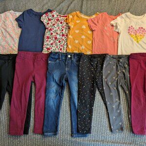 Toddler girl clothes 3T - 12 pieces bundle